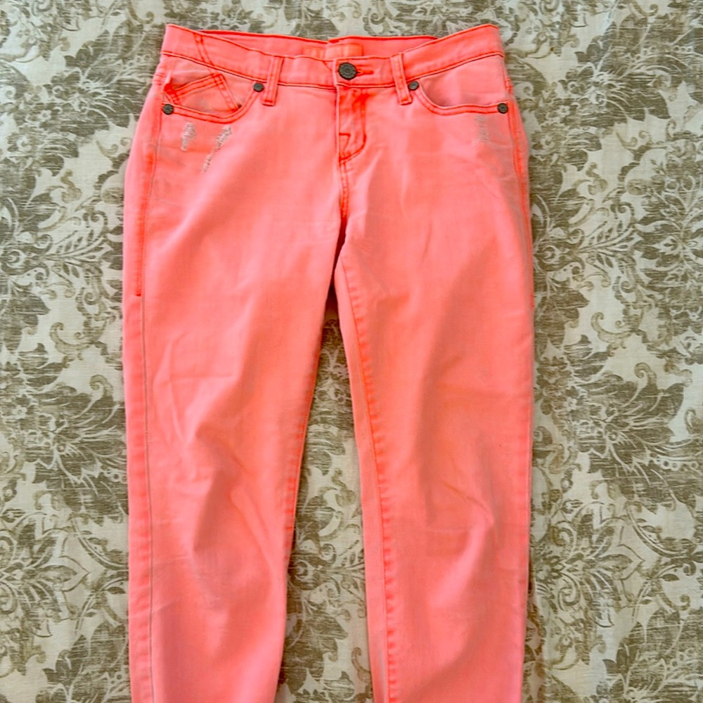 Rock & Republic peach Capri Jeans - Size 4